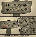 Friends are ███  food!!! by CHARRSTARZ
