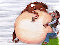 ... Ralph swallowed a Horse...