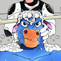Bathtime! by ArtieTheArtBull