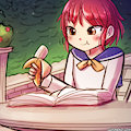 Studying at a Courtyard