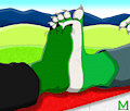 Foot Playing with Metsuta