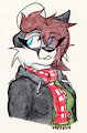 Hoodie and Scarf
