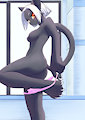 Black Cat Girl by unousaya