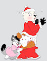 Santa paws' underwear