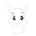 Face view squirrel by Kattears