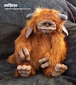 Ludo plush teddy bear by Anthrasmagoria