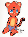 Chibi Brian kneeling