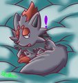 Sleepy Zorua -w- by KeysofKeira11