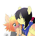 all the blushing + bottom by LionLuna