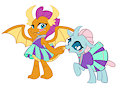 Smolder & Ocellus Cheerleaders (Hentaib Commison)