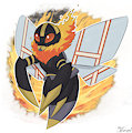 Fakemon - Xyloscorch by MisoSouperstar