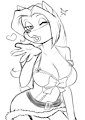 blowing kisses