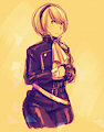 2B in Lio's clothes