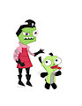 Zim and gir