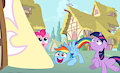 Princess Celestia as Big as Godzilla
