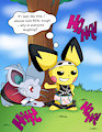 The Not-So-Cool Pichu (Commission) by EmperorCharm