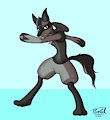 Lucario: Biscuit! by ChaoticBiscuit
