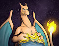 Charizard Snacktime