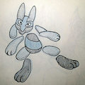 Lucario/Porygon2 Hybrid