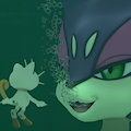Meowth and the giant Purrloin from the ocean - Part III