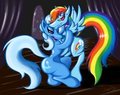Commission - Dash and Trixie on Stage