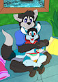 Playing Games with Daddy by KodaWhyte