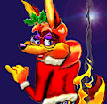 Dottie Coyote; Fireplace Fanny