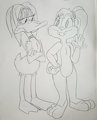 Tina and Lola by Stickyickysmut