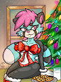 Sanya is waiting for Santa by WyldFlux