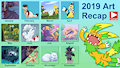 2019 Art Recap [video too]