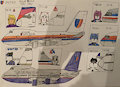 History of United Airlines 747 2/4