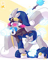 Blushy Blue Bunny, Bullied and Babied