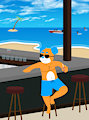 Jack Chilling at the Beach
