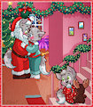 I Saw Mommy Kissing Santa Paws