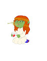 Citrine and her coffee