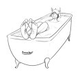 just taking a bath!