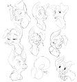 Angel face sketch thing