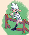 Leggy - Xmas tease by VioletEchoes