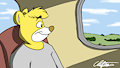 "My heart took a leap when the wheels left the runway."