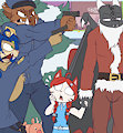 *YCH*_Stop that Santa! by Fuf