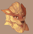 Fluffy Firedog by Metalisk
