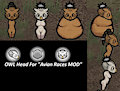 Rimworld - Head for Owl Race by IPickleJuiceI