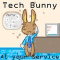 Tech Bunny pixle art 