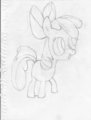 Applebloom!  Redrawn! by WingedKitsune