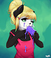 Kicks the jukebox *give me music!*