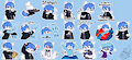 New additions to the Telegram sticker set by Ezhno