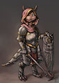 Kobold knight colored