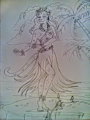 Lovely Hula Hands-Sketch
