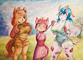 Dog, Cat, Holstaur