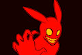 Red Easter Bunny by Nakumi